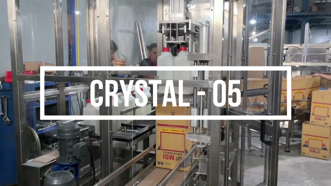 Mesin 3-in-1: Carton Erector, Bottle Packer, & Carton Sealer Otomatis