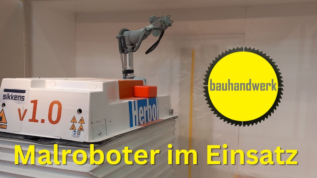 Malroboter im Einsatz