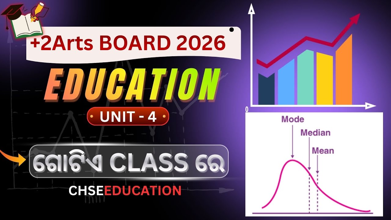 +2 2nd Year Arts | Education UNIT- 4 ONE SHOT Live 2026 | CHSE Education Odisha