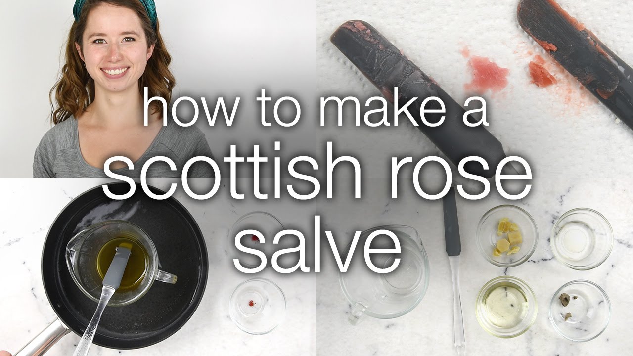 How to Make a DIY Scottish Rose Salve