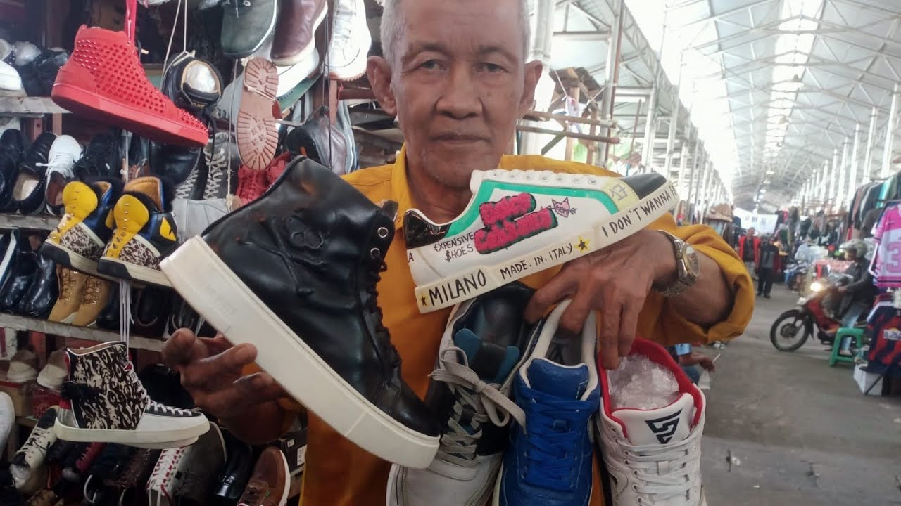 SEPATU BRANDED MEWAH ‼️MODEL TERBARU ADA DI PASAR PONCOL || KIOS PAK JAINAL 