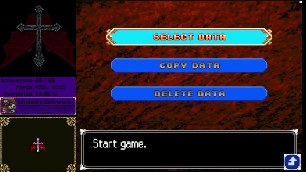 Castlevania: Portrait of Ruin Dullahan Hard Level 1 Hitless