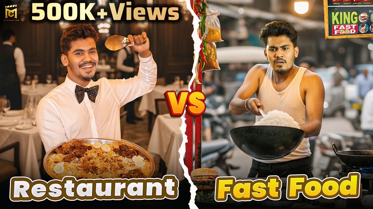 Restaurant VS Fast Food 🥘 | Comedy 🤣 | Mabu Crush