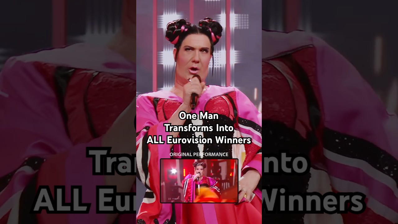Klemen as Netta | Eurovision Winners Video | Slovenia 🇸🇮 | #Eurovision2025