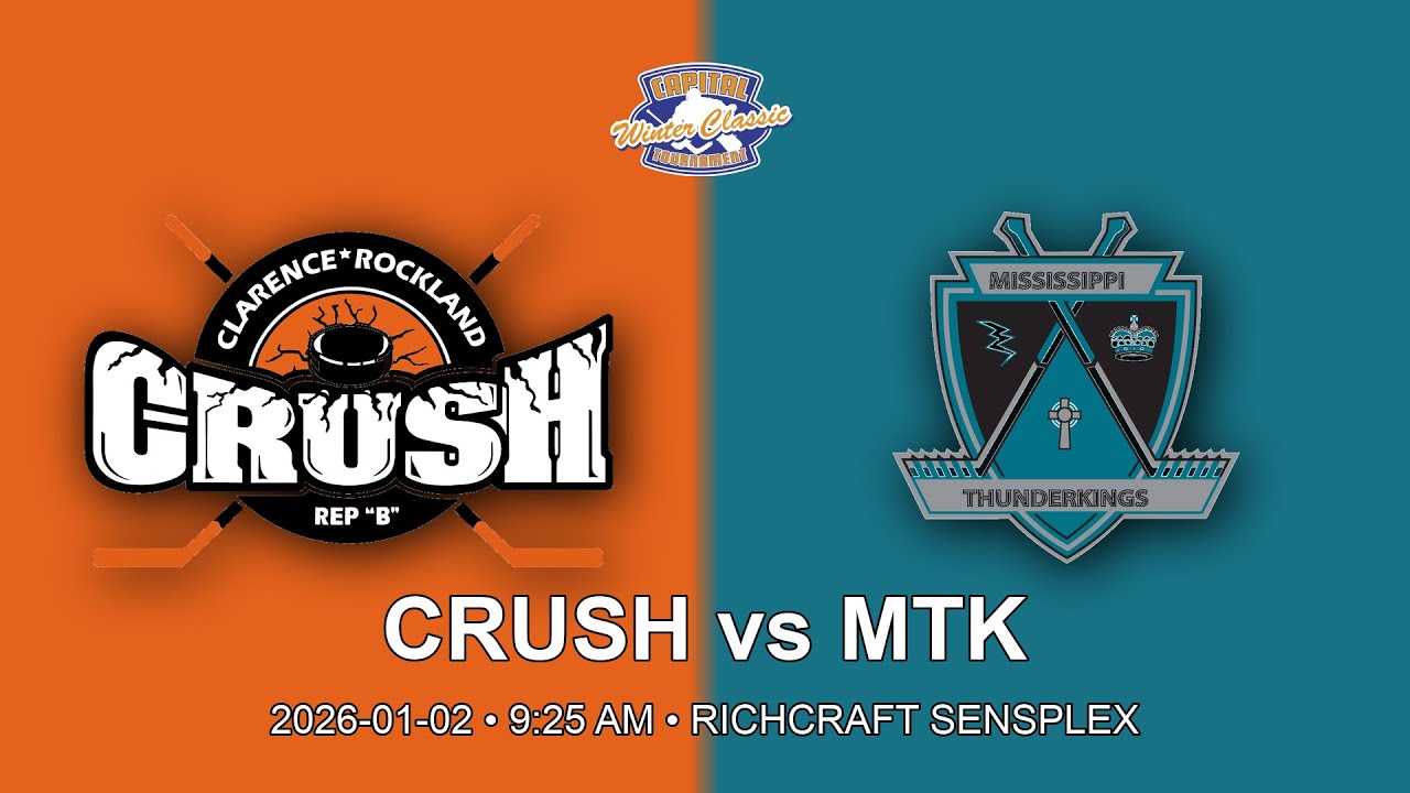 [LIVE] Clarence-Rockland Crush U14 vs Mississippi Thunder Kings