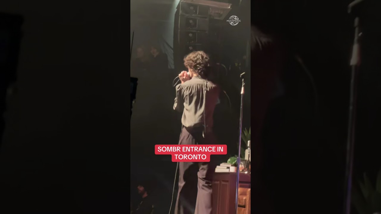 Sombr opens his show in Toronto with &ldquo;i wish i knew how to quit you&rdquo;⭐️