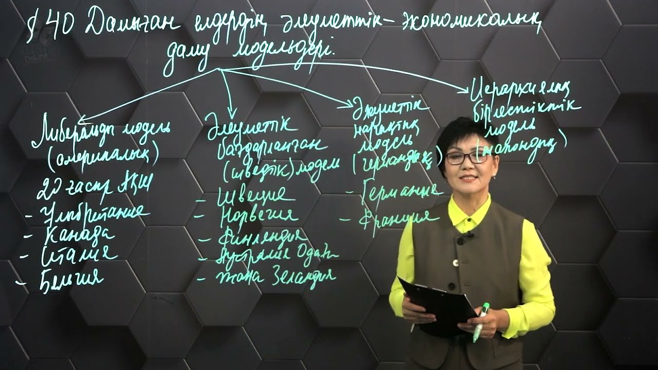 §40. Дамыған елдердің әлеуметтік-экономикалық даму модельдері.