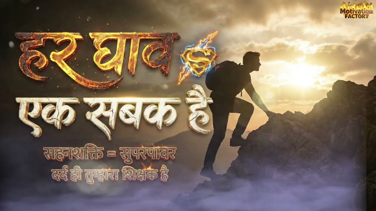 हर घाव एक सबक है 🔥 | Powerful Motivational Song | Life Changing Inspirational Music 2026