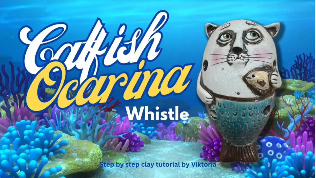 Catfish Ocarina Whistle Step by step tutorial