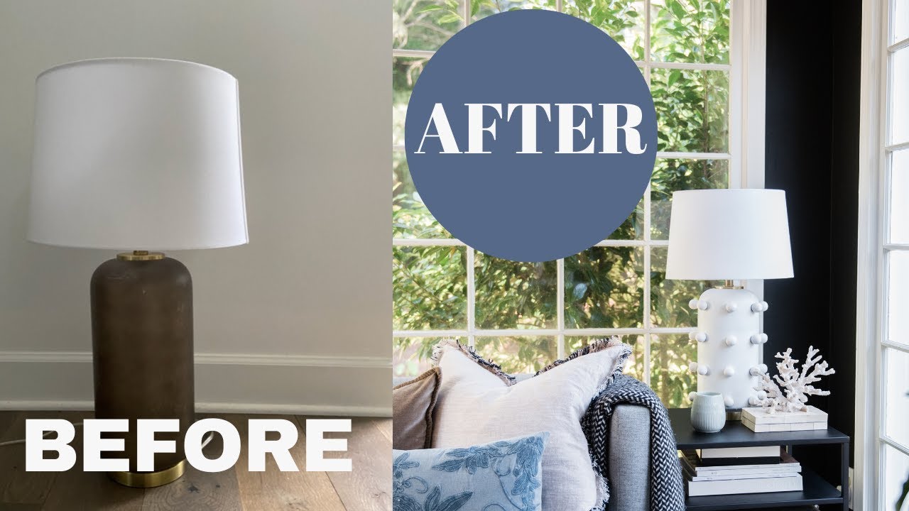 DIY Designer BALL  LAMP! Elegant & Chic on a Budget!