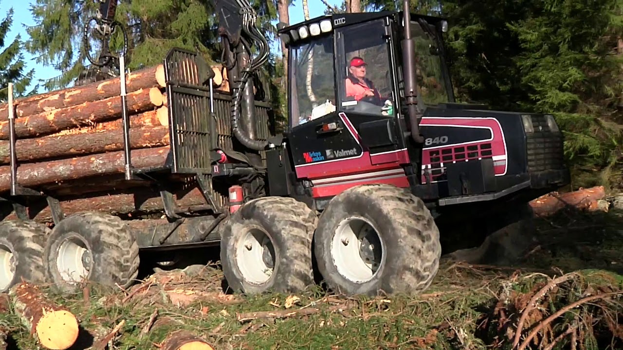 Så jobbar en Valmet 840!