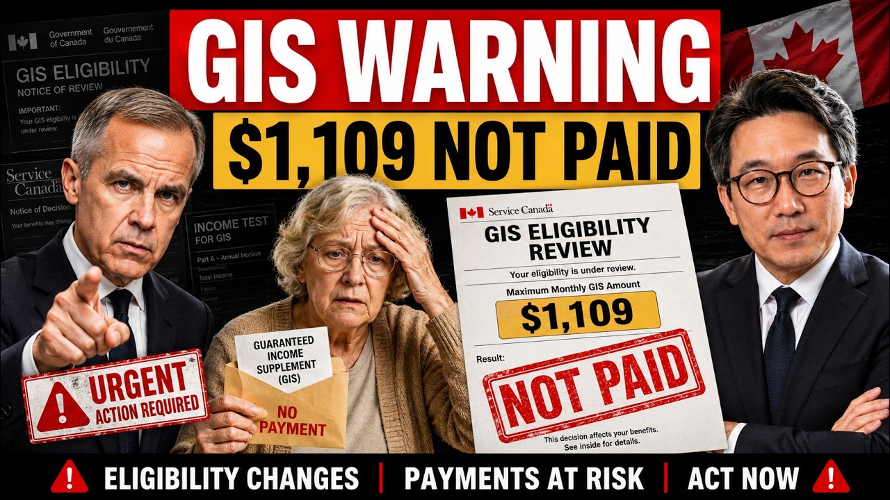 ⚠️ Thousands of Canadian Seniors Qualify for $1,109 a Month in GIS  Are You One of Them?