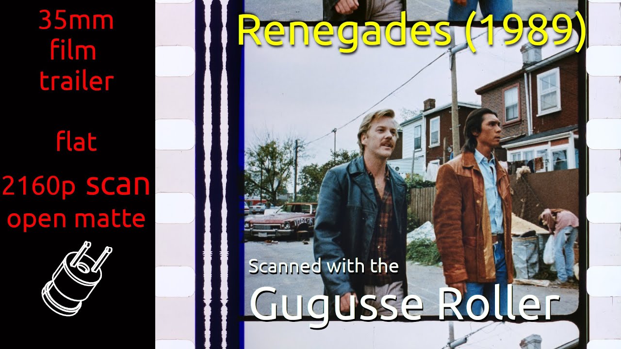Renegades (1989) 35mm film trailer, flat open matte, 2160p