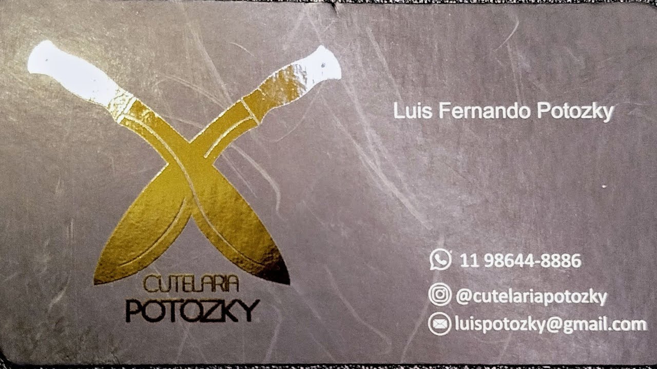 Faca exclusiva de caça e defesa da Cutelaria Potozky