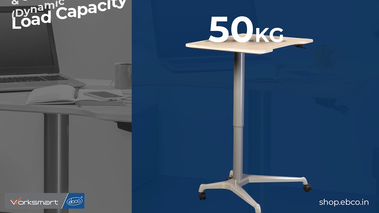 Smart Lift Single Leg - Gas Lift - Center Pole (with table top)