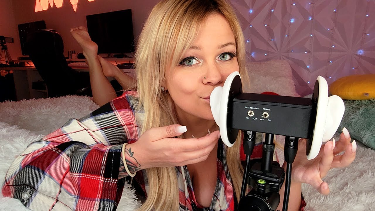 ASMR Ear Eating en Français et Massage d'Oreille ❤️💛💚 [Chuchotements]