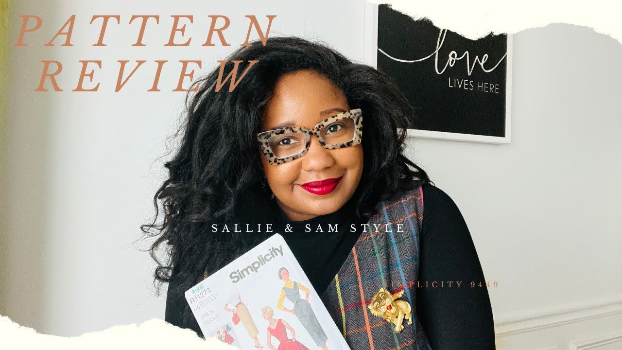 Simplicity 9449 Pattern Review | Sallie & Sam Style #sewing #fabric #diy