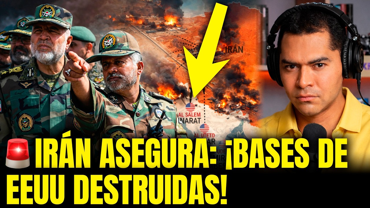 PÁNICO EN EL PENTÁGONO! IRÁN dice haber ELIMINADO las BASES MILITARES de EE.UU.