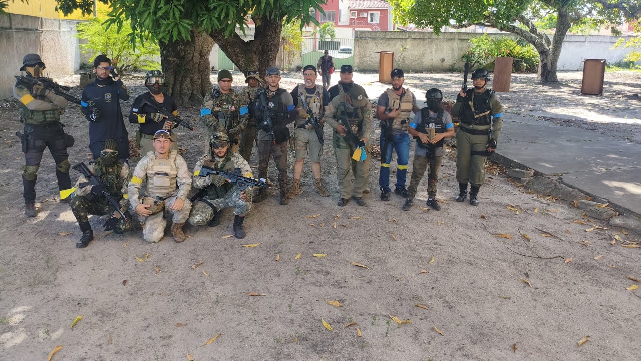 Partida de Airsoft campo minado