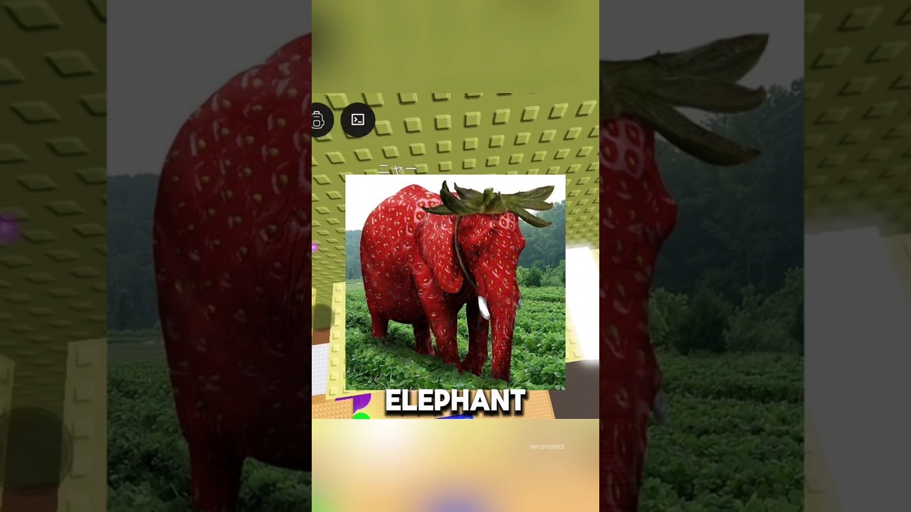 NEVER FEED THE STRAWBERRY ELEPHANT.. #robloxshorts #memes #trending  #trendingshorts  #brainrot