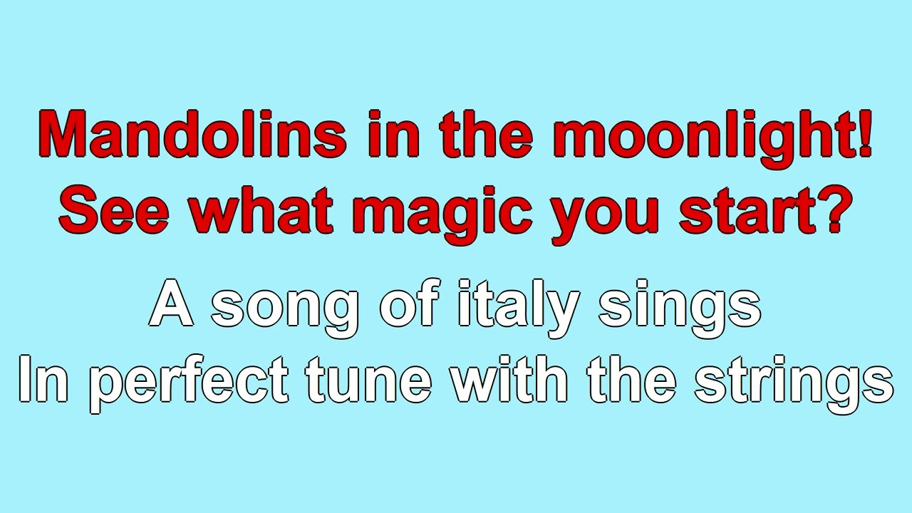 Mandolins in the Moonlight 1958