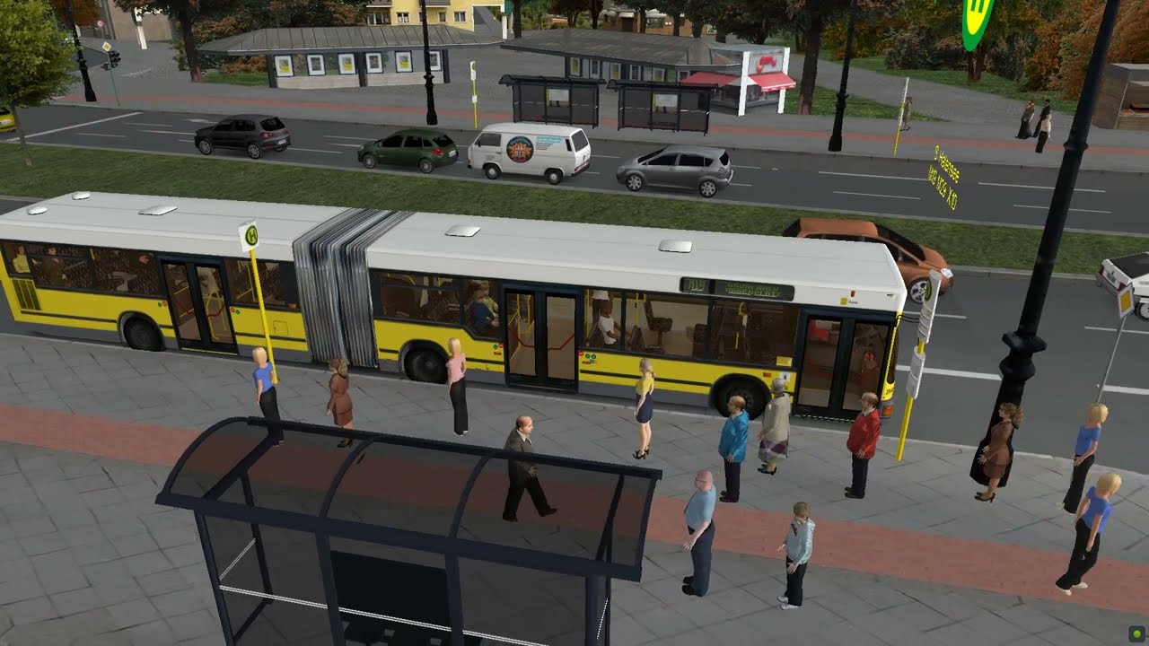 OMSI 2 • MAN Bendy Bus // Berlin X10 - Route M19