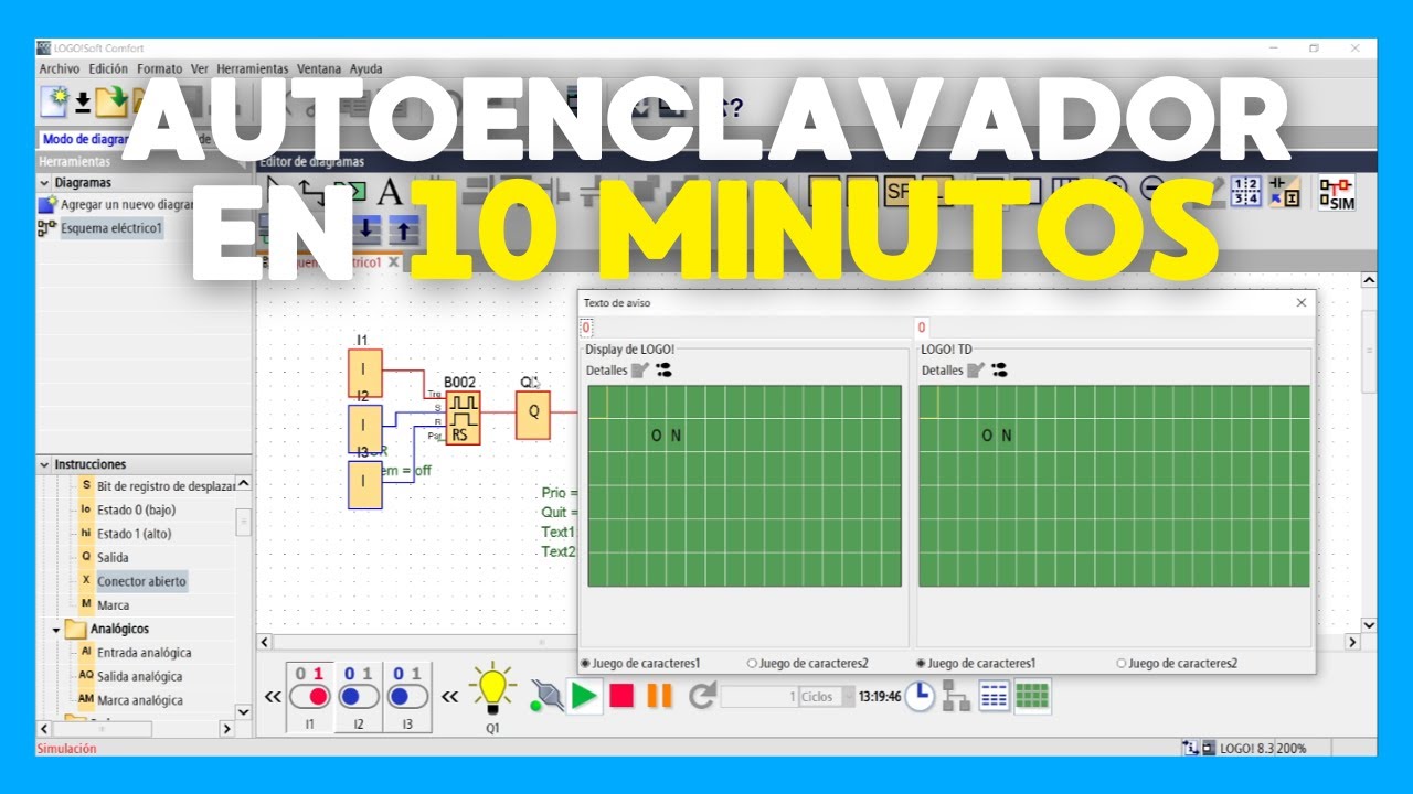 Contadores y Relés con LOGO! Soft Comfort | En menos de 10 minutos
