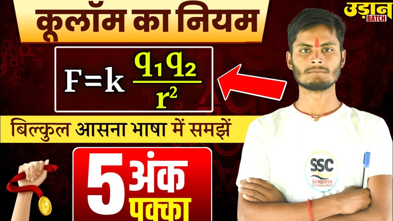 कूलॉम का नियम 5 मिनट में समझें ⚡ | Coulomb ka niyam| Class 12 Physics | Bihar Board 2027