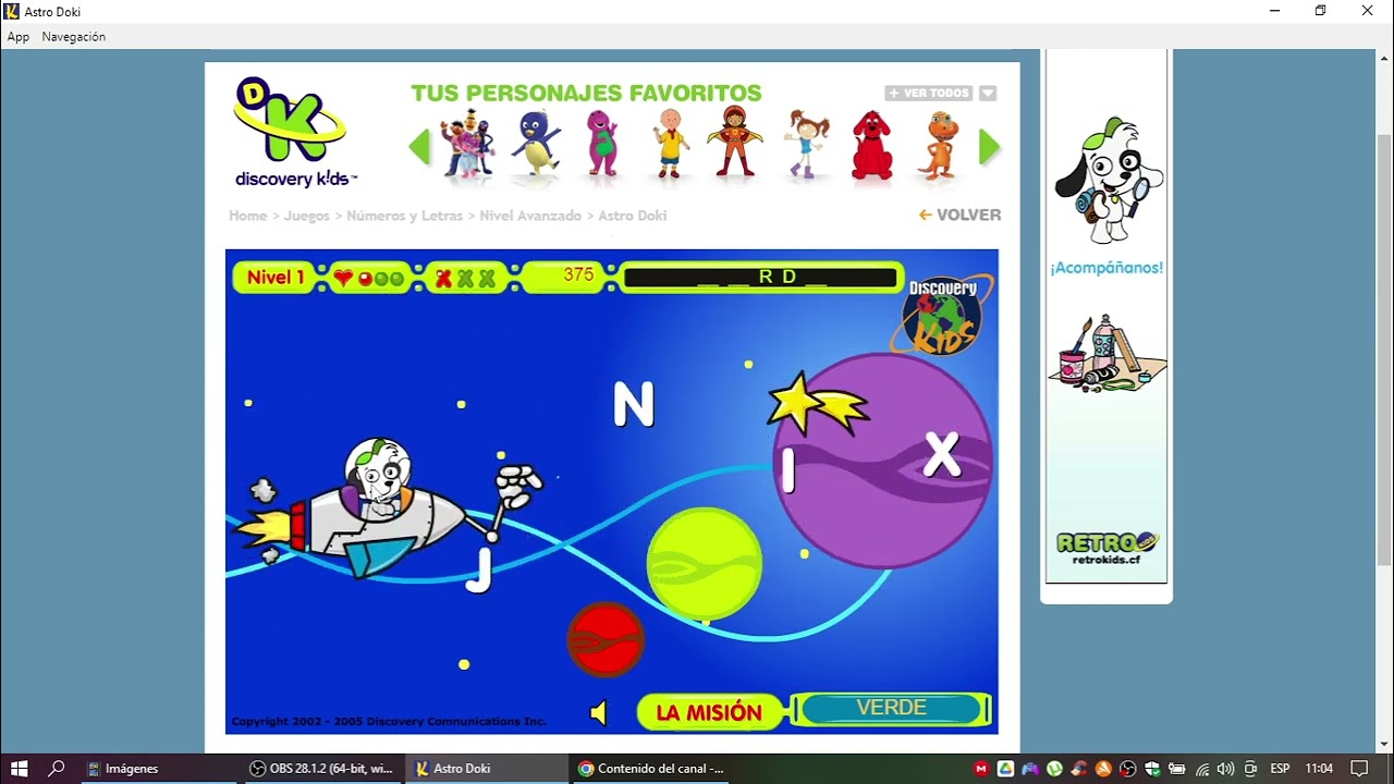 Discovery Kids Juegos: Astro Doki