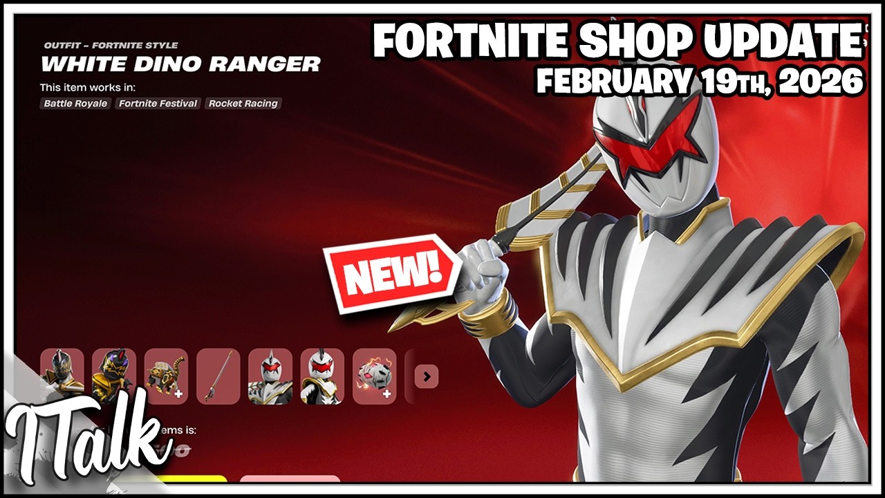 Fortnite Shop *NEW* DINO THUNDER BUNDLE & MORE! [February 19th, 2026] (Fortnite Chapter 7)