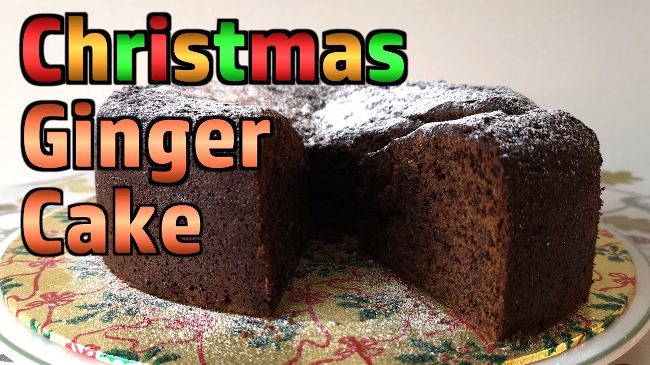 Christmas Ginger Cake (With Dates & Orange Marmalade)