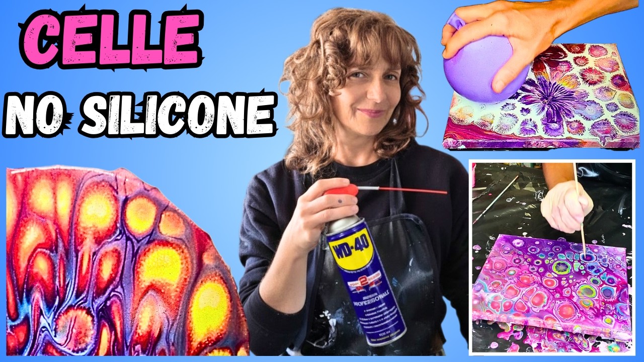 2. come creare fantastiche celle con il WD-40, interessante alternativa al silicone