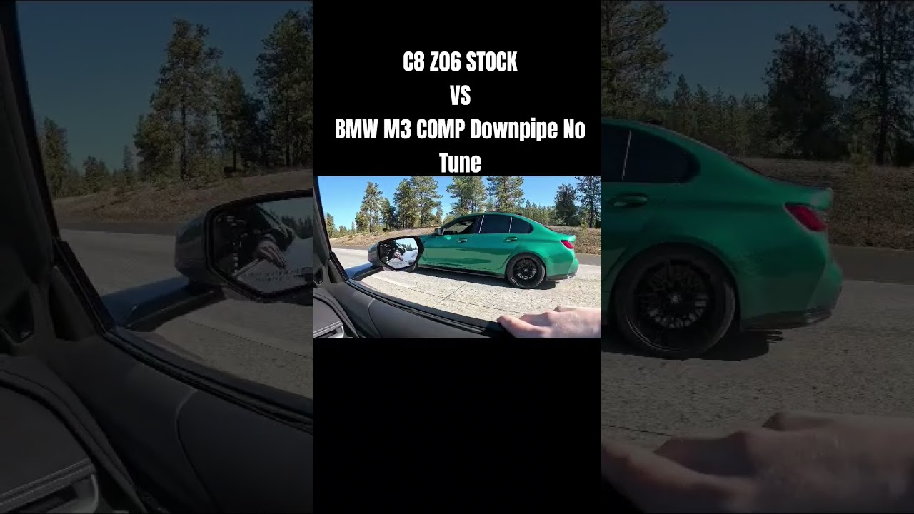 2024 C8 Z06 vs 2022 BMW M3 Comp Xdrive