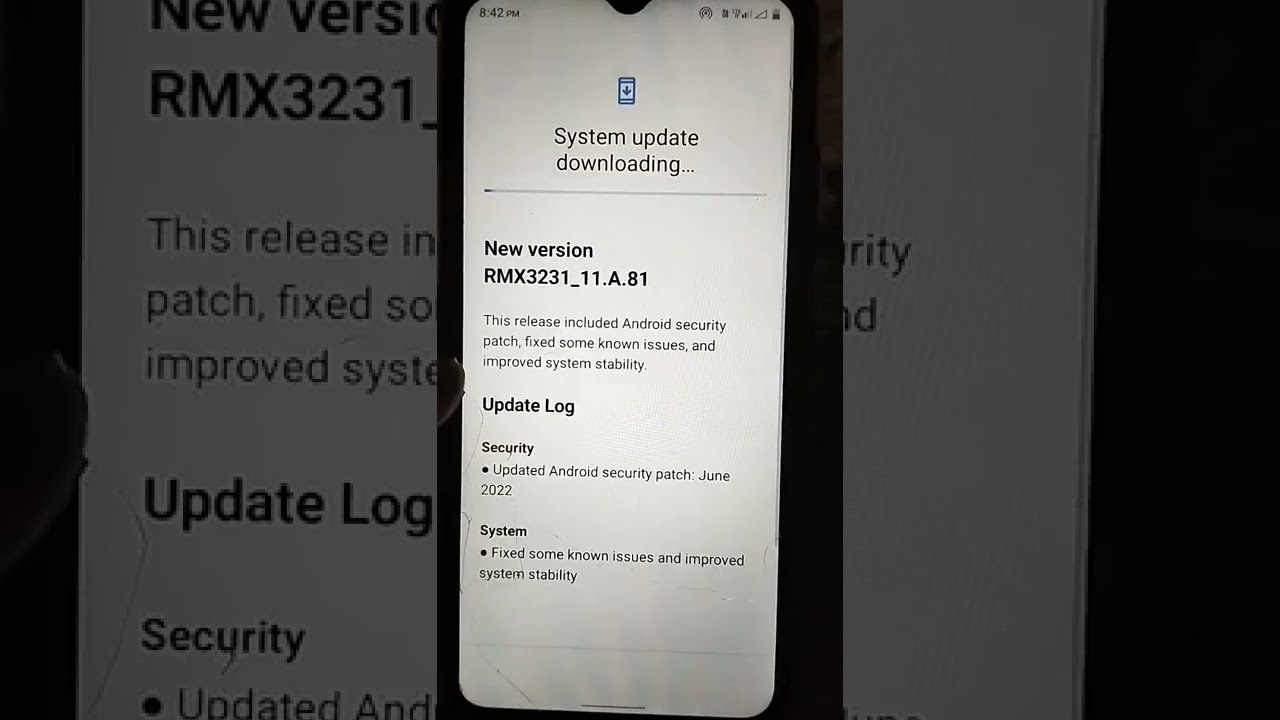 Realmi C11  update available size 64.91MB /Vision RMX3231-11.A.81 #shorts #youtubeshorts