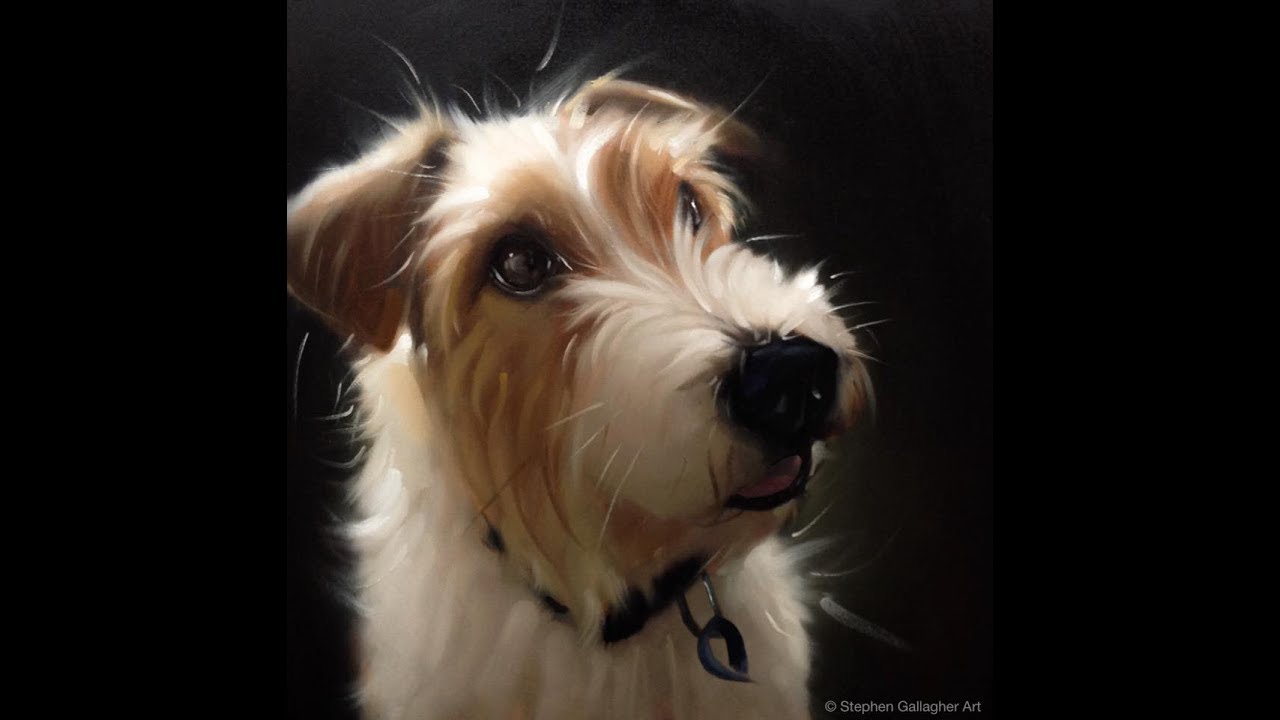 Painting Sparky | Oil Portrait | Alla Prima