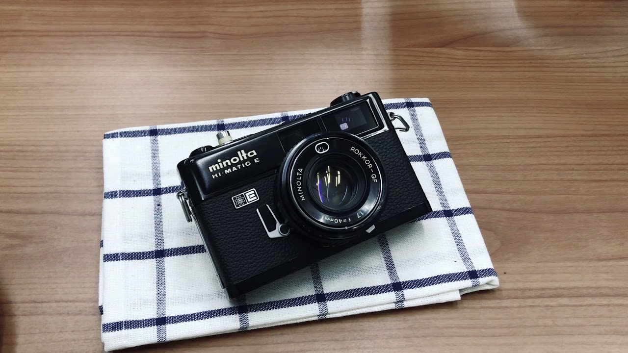 รีวิว การใช้งาน Minolta himatic E