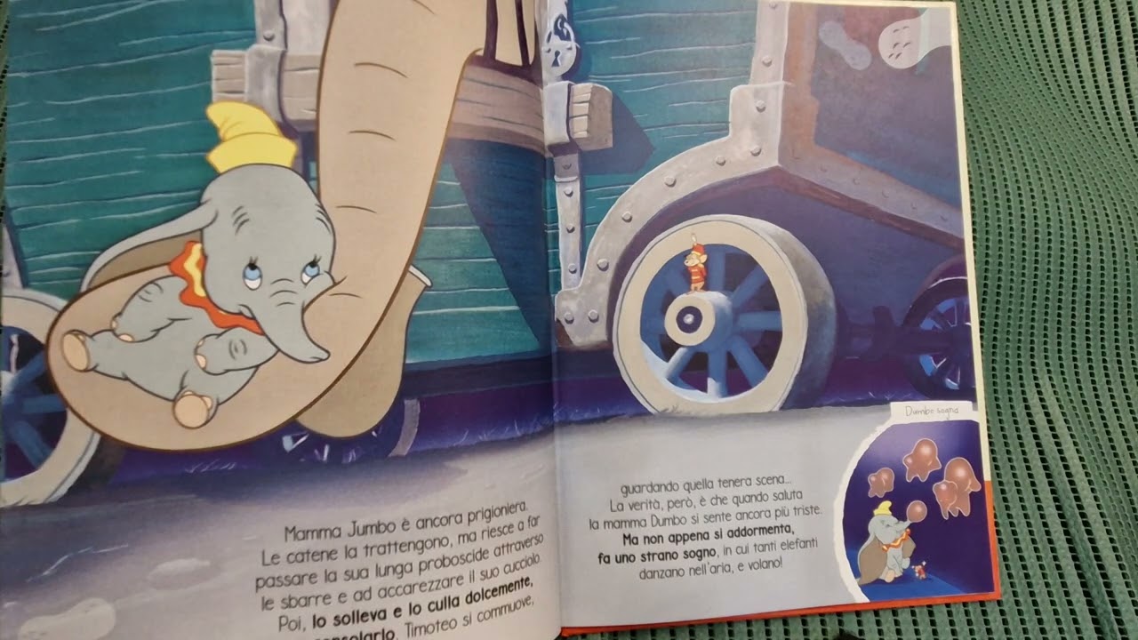 GIOCA CON CHECCO- DUMBO-Magiche storie sonore bellissima favola guardo, leggo, ascolto