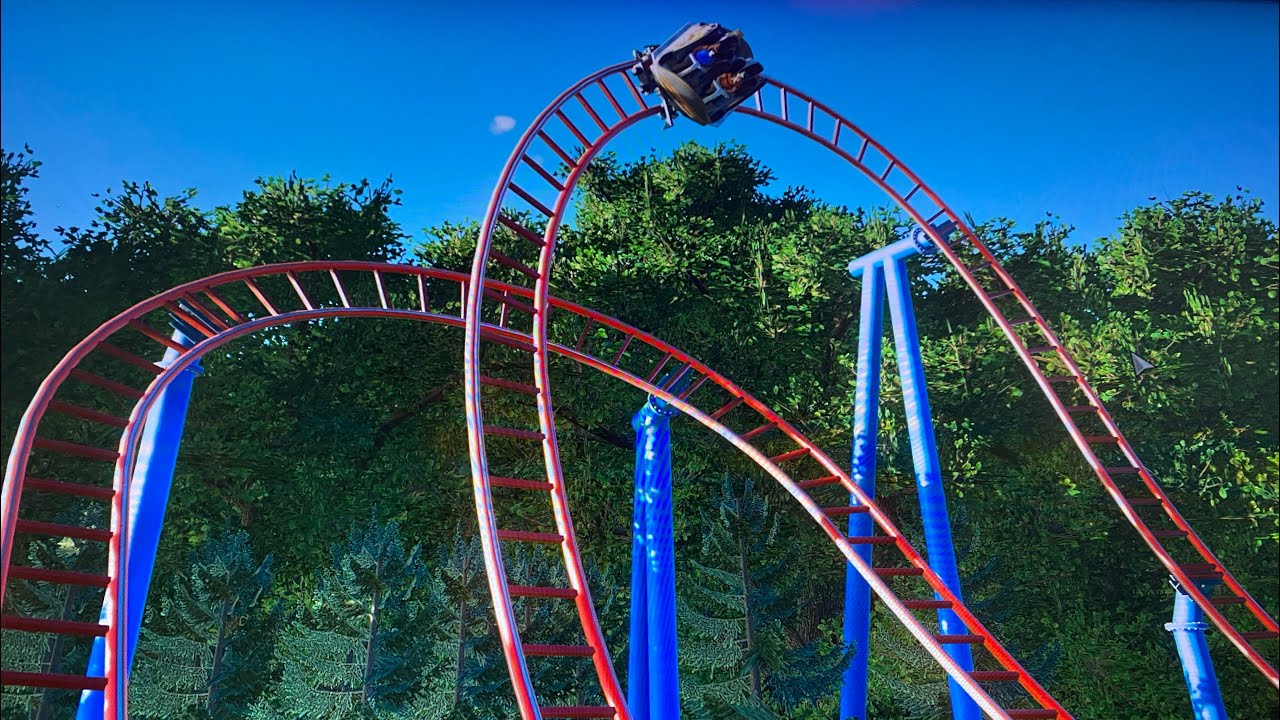 Spinball Whizzer showcase in planet coaster 