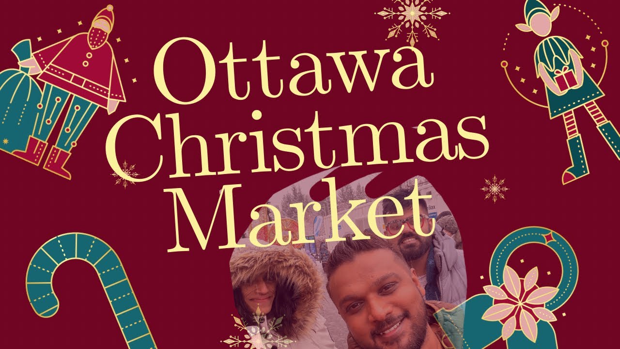 Snowy Ottawa Christmas Market Vlog 🇨🇦🎄 | Lansdowne | Malayalam