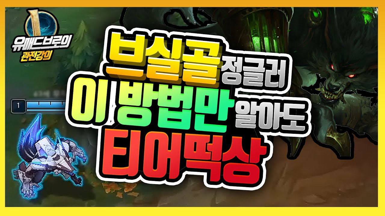 [관전피드백]브실골 정글러는 '이 방법'만 알아도 티어 떡상 합니다.