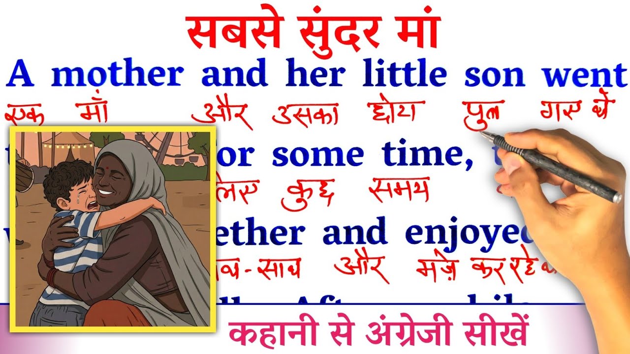 Most Beautiful Mother / Zero से इंग्लिश पढ़ना कैसे सीखें / english reading for beginners / English 