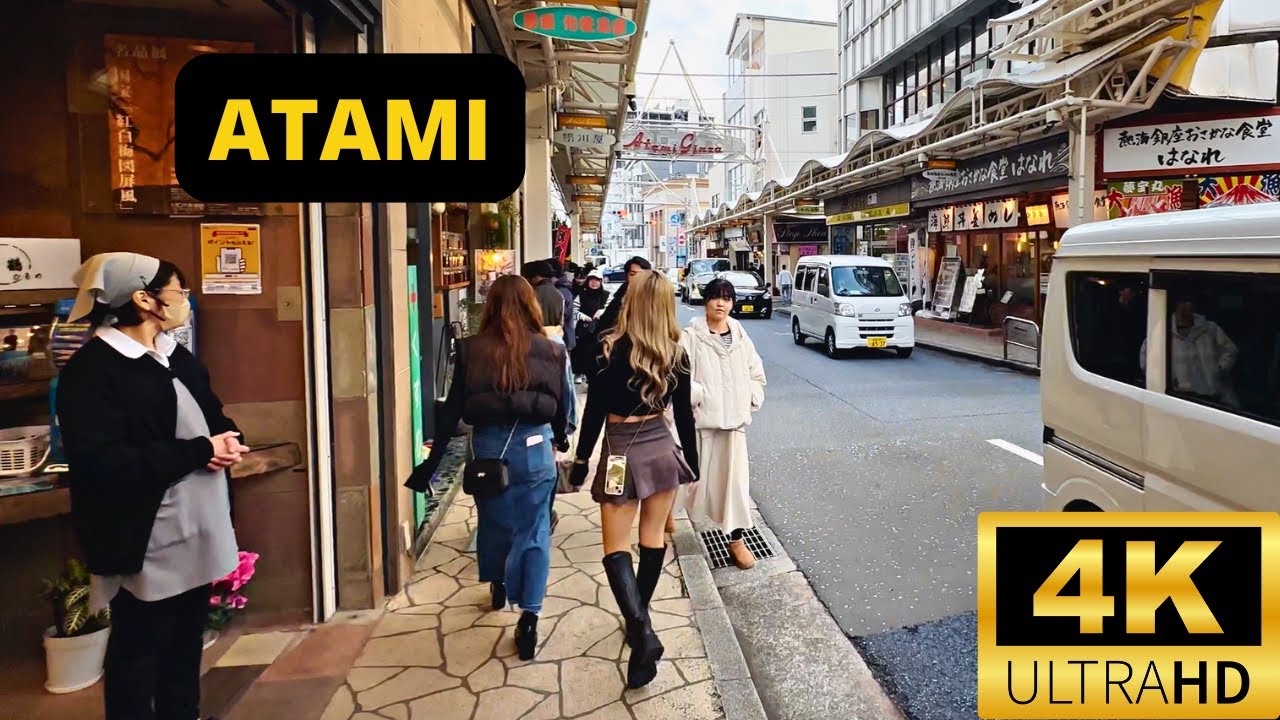 ATAMI, SHIZUOKA, JAPAN 🇯🇵 [4K] Atami Walking Tour — FEBRUARY 2024