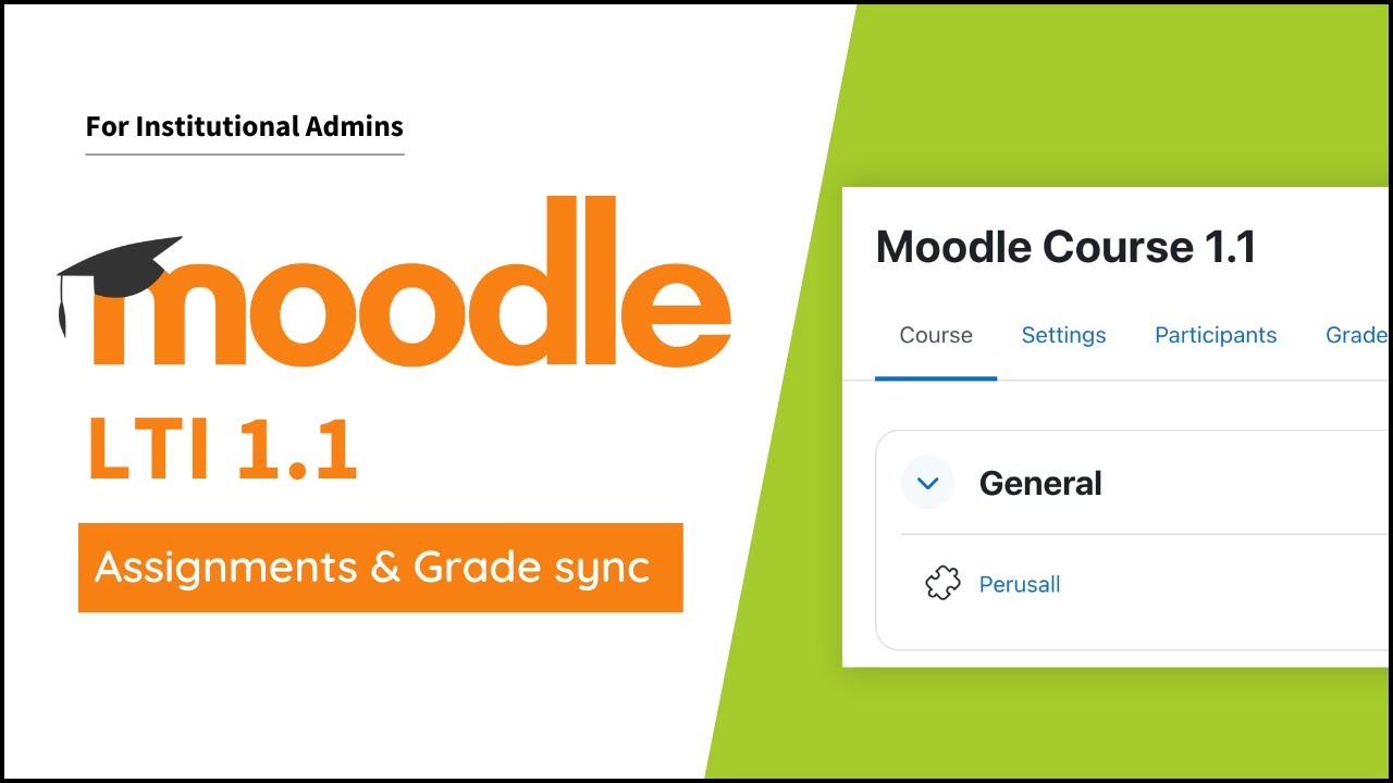 Integrating Moodle LTI 1.1 with Perusall | Part 2 (Assignment Links & Grade Sync)