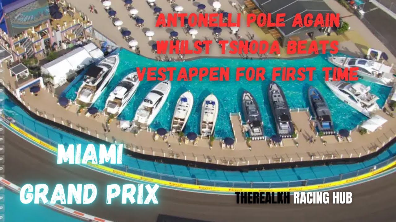 Mercedes and Red Bull complete the front row at the Miami GP