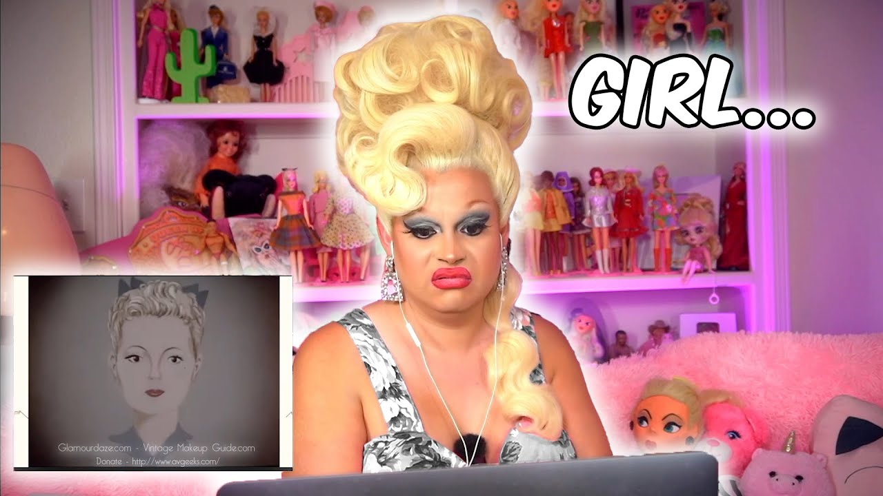 Jaymes Mansfield Reacts to Vintage Makeup Tutorials