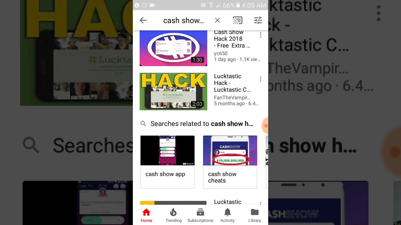 Cashshow hack