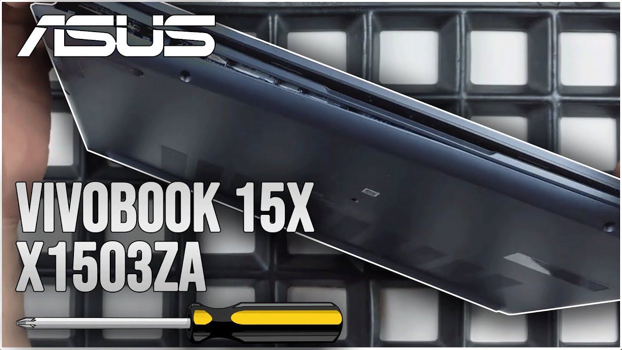 Asus VivoBook 15X X1503ZA von Innen - RAM, SSD, Akku, Lüfter wechseln