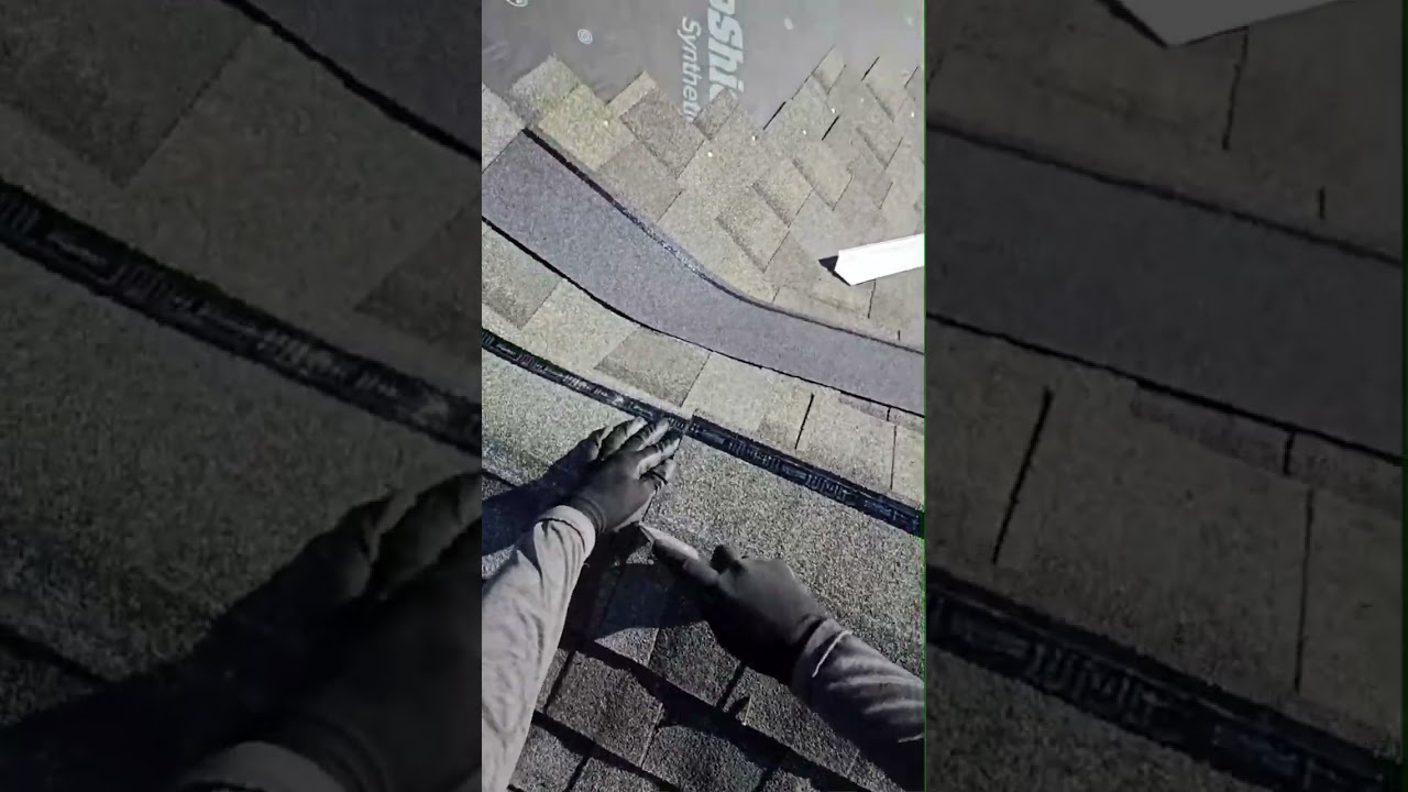 shingling up a 10⧸12 valley