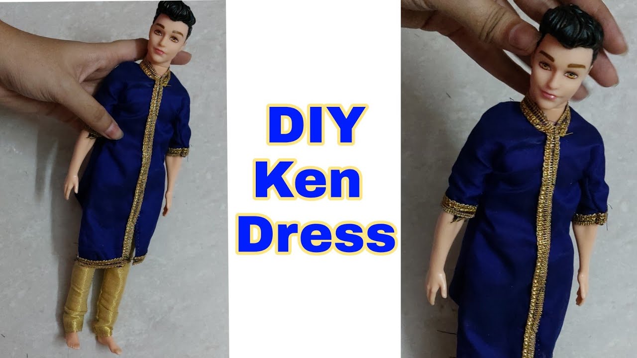 DIY ken doll dress making easy | Ken kurti making easy | Sono Dolls