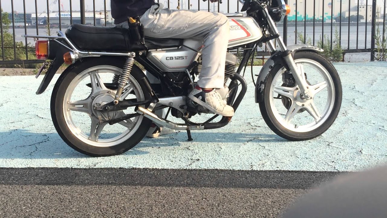 CB125T　まあまあ本気でマフラー作ったら吸込んだ件。